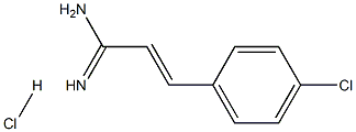 3-(4-Chloro-phenyl)-acrylamidine HCl Struktur