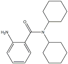 2-AMINO, N-(DICYCLOHEXYL )BENZAMIDE Struktur