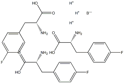 4-Fluoro-D-phenylalanine Hydroloride Struktur