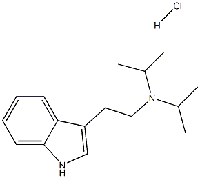 N,N-Diisopropyltryptamine Monohydrochloride Struktur