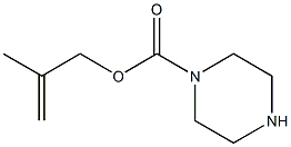 2-METHYLALLY 1-PIPERAZINECARBOXYLATE Struktur