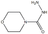 MORPHOLINO-4-CARBOXYLIC ACIDHYDRAZIDE Struktur