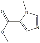 METHYL 1-METHYL-5-IMIDAZOLECARBOXYLATE Struktur