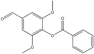 4-BENZOYLOXY-3,5-DIMETHOXYBENZALDEHYDE Struktur