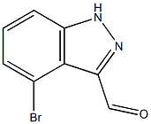 4-BROMOINDAZOLE-3-CARBOXYALDEHYDE Struktur