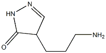 4-(3-AMINOPROPYL)PYRAZOLIN-5-ONE Struktur