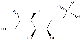 2-AMINO-2-DEOXYGLUCITOL-6-PHOSPHATE Struktur