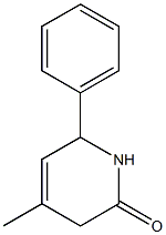 4-Methyl-6-Phenyl-3,6-Dihydropyridin-2(1H)-One Struktur