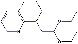 8-(2,2-Diethoxyethyl)-5,6,7,8-Tetrahydroquinoline Struktur