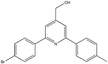 (2-(4-bromophenyl)-6-p-tolylpyridin-4-yl)methanol Struktur