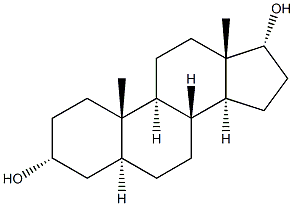 5a-Androstan-3a,17a-diol Struktur