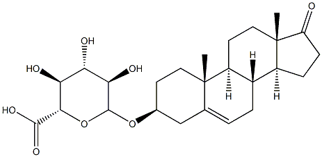 5-Androsten-3b-ol, 17-one-glucosiduronate Struktur