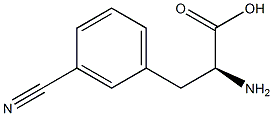 3-CYANOPHENYLALANINE Struktur