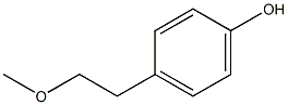 P-HYDROXYPHENYLETHYL METHYL ETHER Struktur