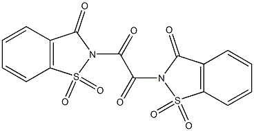 N,N-OXALYLBIS(SACCHARIN) Struktur