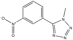 1-METHYL-5-(3-NITROPHENYL)-1H-TETRAZOLE Struktur