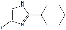 2-CYCLOHEXYL-4-IODO-1H-IMIDAZOLE Struktur