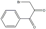 3-BROMO-1-PHENYLPROPANE-1,2-DIONE Struktur