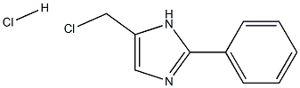 5-(CHLOROMETHYL)-2-PHENYL-1H-IMIDAZOLE HYDROCHLORIDE Struktur