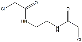 2-chloro-N-{2-[(chloroacetyl)amino]ethyl}acetamide Struktur