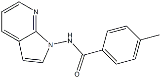 4-methyl-N-(1H-pyrrolo[2,3-b]pyridin-1-yl)benzenecarboxamide Struktur