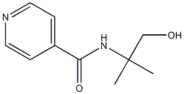 N-(2-hydroxy-1,1-dimethylethyl)isonicotinamide Struktur