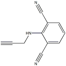 2-(prop-2-ynylamino)isophthalonitrile Struktur