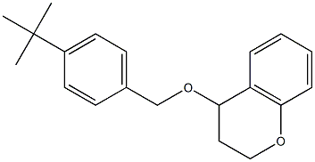 4-{[4-(tert-butyl)benzyl]oxy}chromane Struktur