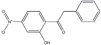 1-(2-hydroxy-4-nitrophenyl)-2-phenylethan-1-one Struktur