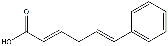 6-phenyl-2,5-hexadienoic acid Struktur