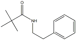 2,2-dimethyl-N-phenethylpropanamide Struktur