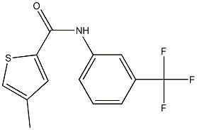 N2-[3-(trifluoromethyl)phenyl]-4-methylthiophene-2-carboxamide Struktur