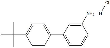 4'-tert-butyl-1,1'-biphenyl-3-amine hydrochloride Struktur