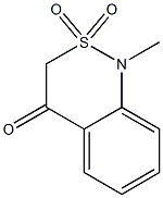 1-methyl-2lambda~6~,1-benzothiazine-2,2,4(1H,3H)-trione Struktur