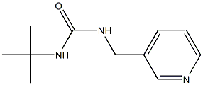 N-(tert-butyl)-N'-(3-pyridylmethyl)urea Struktur