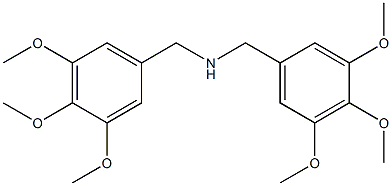 N-(3,4,5-trimethoxybenzyl)(3,4,5-trimethoxyphenyl)methanamine Struktur