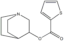 1-azabicyclo[2.2.2]oct-3-yl thiophene-2-carboxylate Struktur