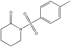 1-[(4-methylphenyl)sulfonyl]piperidin-2-one Struktur