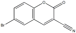 6-bromo-2-oxo-2H-chromene-3-carbonitrile Struktur