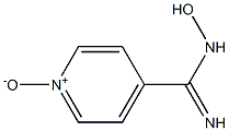 4-[(hydroxyamino)(imino)methyl]pyridinium-1-olate Struktur