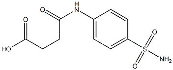 4-[4-(aminosulfonyl)anilino]-4-oxobutanoic acid Struktur