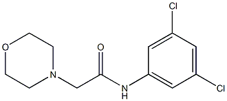 N1-(3,5-dichlorophenyl)-2-morpholinoacetamide Struktur