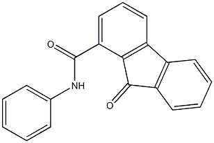 N1-phenyl-9-oxo-9H-fluorene-1-carboxamide Struktur