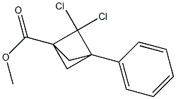 methyl 2,2-dichloro-3-phenylbicyclo[1.1.1]pentane-1-carboxylate Struktur