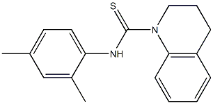 N1-(2,4-dimethylphenyl)-1,2,3,4-tetrahydroquinoline-1-carbothioamide Struktur