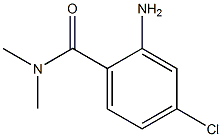 2-amino-4-chloro-N,N-dimethylbenzamide Struktur