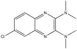 N2,N2,N3,N3-tetramethyl-6-chloroquinoxaline-2,3-diamine Struktur