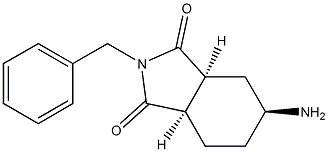 (3aS,5S,7aR)-5-amino-2-benzylhexahydro-1H-isoindole-1,3(2H)-dione Struktur