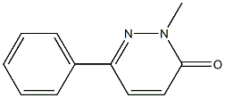 2-methyl-6-phenyl-2,3-dihydropyridazin-3-one Struktur