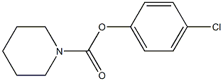 4-chlorophenyl piperidine-1-carboxylate Struktur